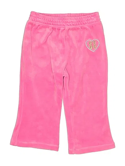 Pre-owned Bebe Kids' Casual Pants In Pink