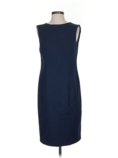 Pre-owned Jones New York Collection Cocktail Dress In Blue