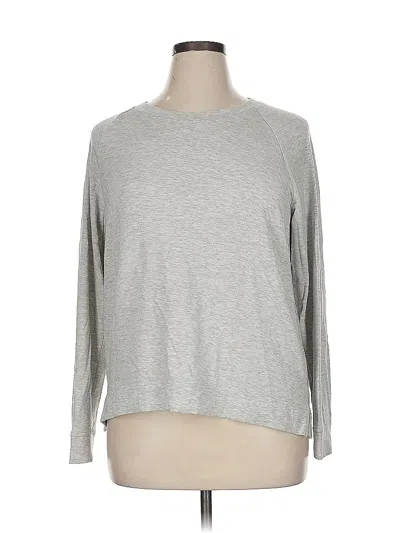 Pre-owned Lou & Grey For Loft Sweatshirt In Gray