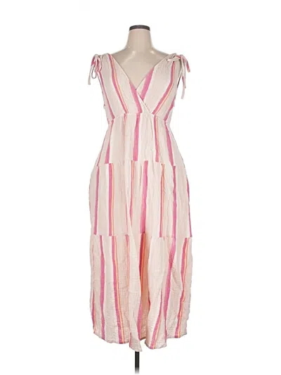 Pre-owned Marine Layer Casual Dress In Pink