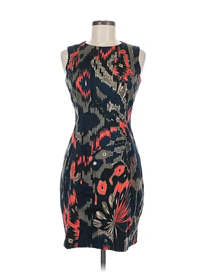 Pre-owned Tahari Cocktail Dress In Brown