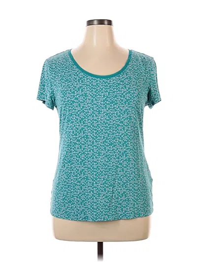 Pre-owned Banana Republic Factory Store Short Sleeve T-shirt In Blue