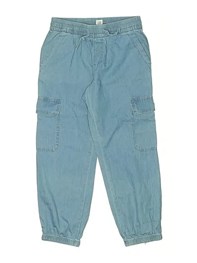 Pre-owned Gap Kids' Cargo Pants In Blue