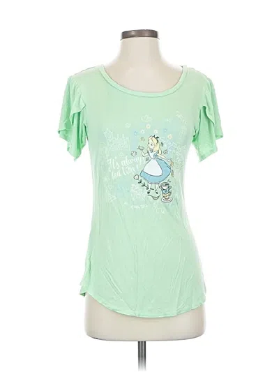 Pre-owned Disney Short Sleeve T-shirt In Green