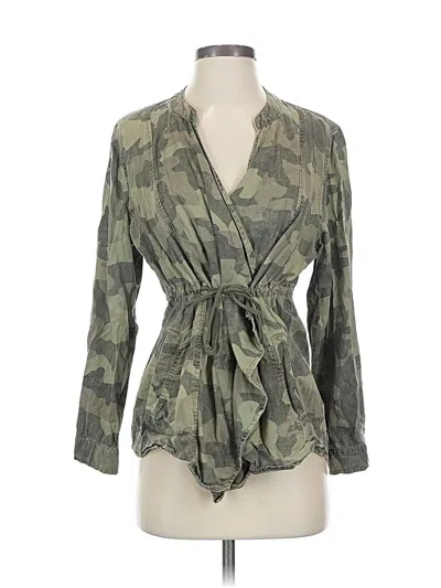 Pre-owned Knox Rose Blazer Jacket In Green