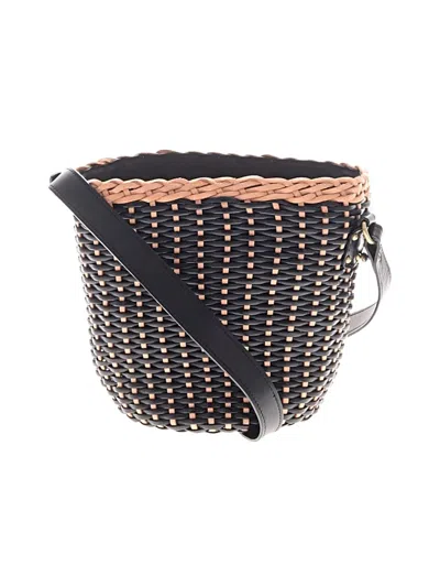 Pre-owned Firenze Leather Satchel In Black