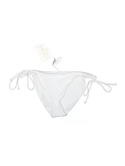 Becca Color Code Side Tie Bikini Bottoms In White