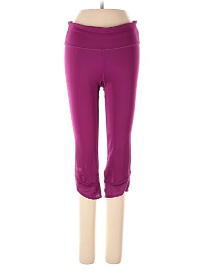 Pre-owned Under Armour Active Pants In Purple