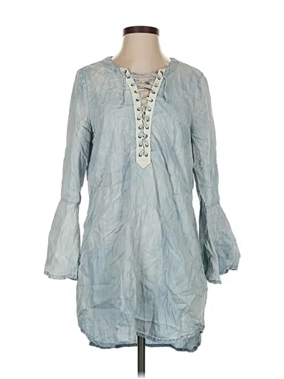 Pre-owned Vintage Havana Casual Dress In Blue