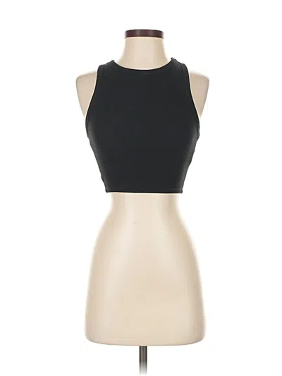Pre-owned Zara Tank Top Black Halter Neckline Tops