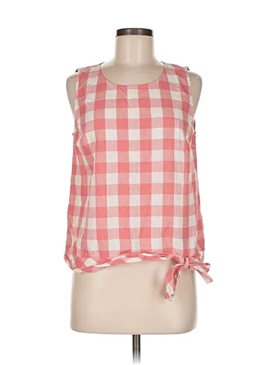 Pre-owned J.crew Factory Store Sleeveless Blouse In Pink