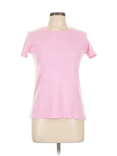 Pre-owned Laura Ashley Short Sleeve T-shirt In Pink