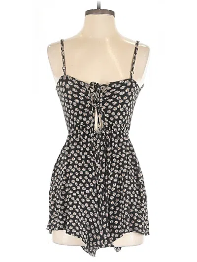 Pre-owned Sky And Sparrow Romper In Black