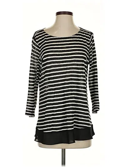 Pre-owned Polo Ralph Lauren 3/4 Sleeve T-shirt In Black