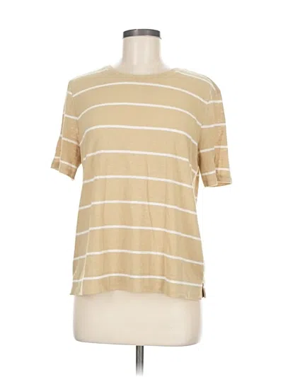 Pre-owned Banana Republic Factory Store Short Sleeve T-shirt In Brown