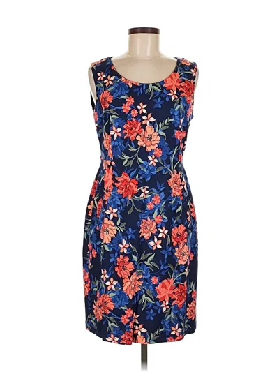 Pre-owned Lands' End Casual Dress In Blue