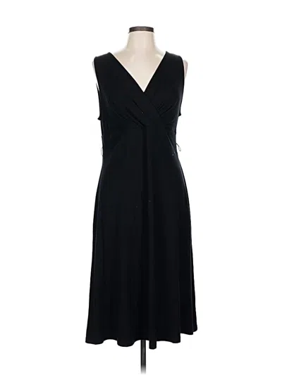 Pre-owned Talbots Casual Dress In Black