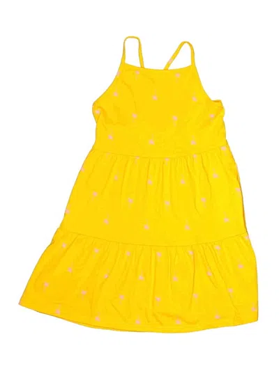 Pre-owned Cat & Jack Kids' Dress In Yellow