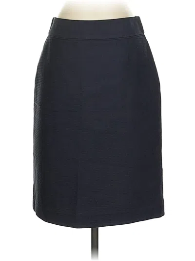 Pre-owned Brooks Brothers 346 Formal Skirt In Black