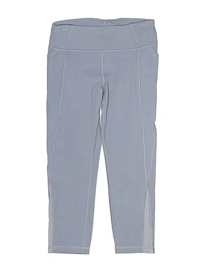 Pre-owned Athleta Girl Kids' Active Pants In Blue