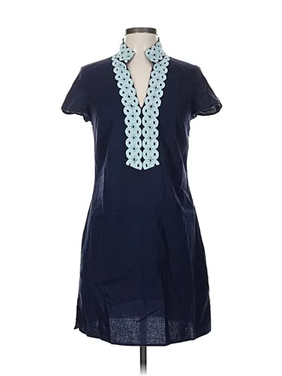 Pre-owned Sail To Sable Casual Dress In Blue