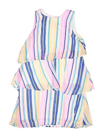 Pre-owned Wonder Nation Kids' Dress In White