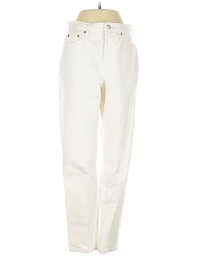 Pre-owned Everlane Jeans In White