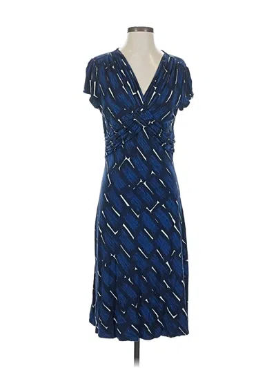 Pre-owned Ann Taylor Casual Dress In Blue