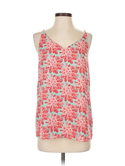 Pre-owned Ann Taylor Loft Sleeveless Blouse In Pink