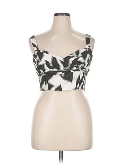 Pre-owned Banana Republic Factory Store Sleeveless Blouse In White