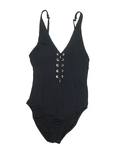 Pre-owned Tahari One Piece Swimsuit In Black