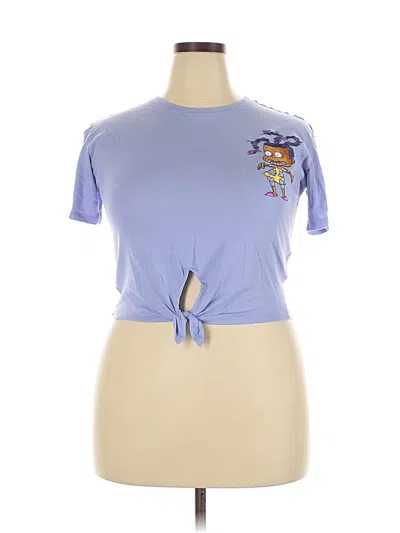 Pre-owned Nickelodeon Short Sleeve T-shirt In Blue