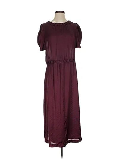 Pre-owned Sea New York Casual Dress In Burgundy