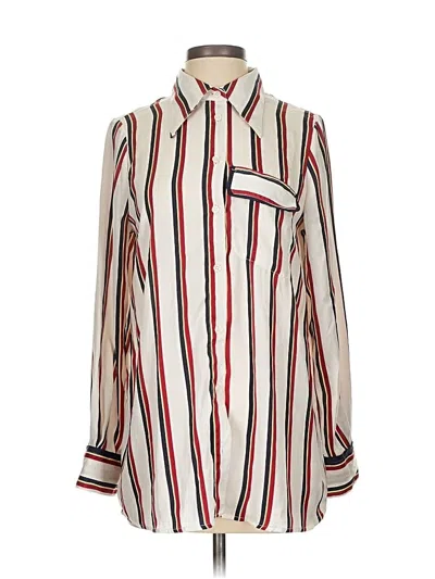 Pre-owned Future Collective Long Sleeve Button Down Shirt In White