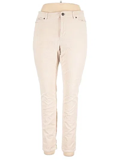 Pre-owned Jjill Khaki Pant In Brown