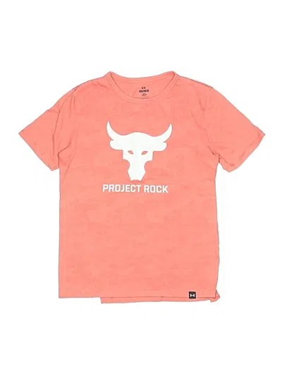 Pre-owned Under Armour Kids' Short Sleeve T-shirt In Orange