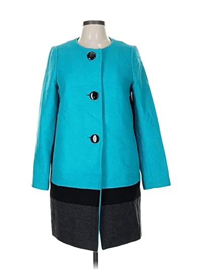 Pre-owned Kate Spade New York Coat In Blue