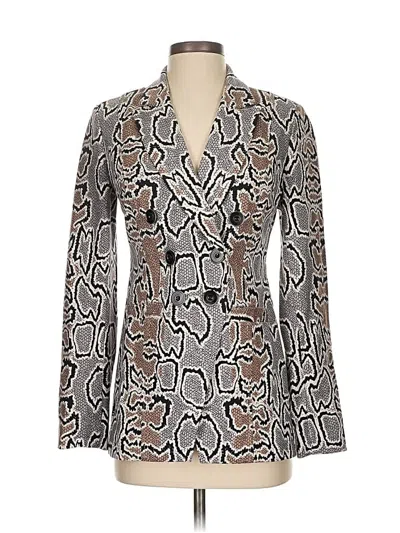 Pre-owned Cabi Blazer Jacket In Brown