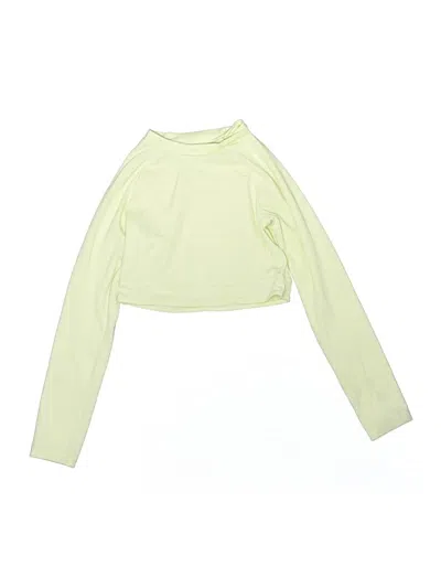 Pre-owned Art Class Kids' Long Sleeve Top Green Turtleneck Tops