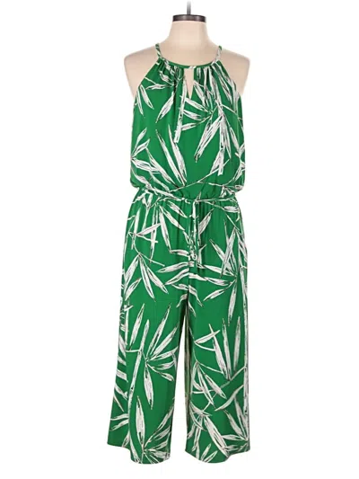 Pre-owned London Times Jumpsuit In Green