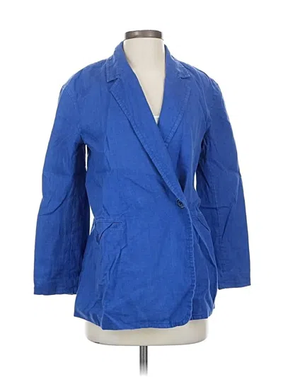 Pre-owned Madewell Blazer Jacket In Blue