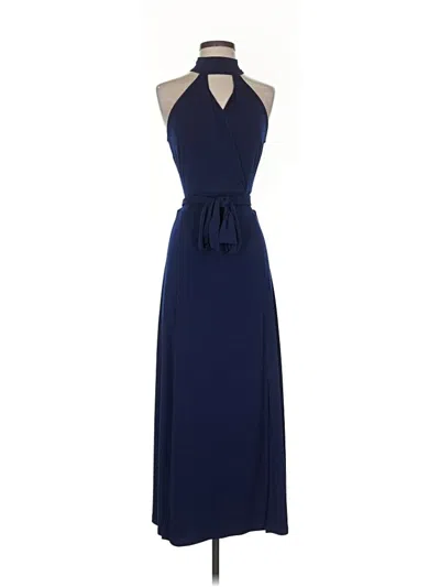 Pre-owned New York And Company Cocktail Dress In Blue