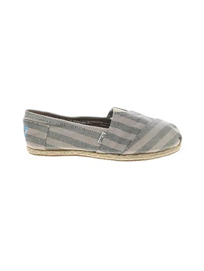Pre-owned Toms Flats In Brown