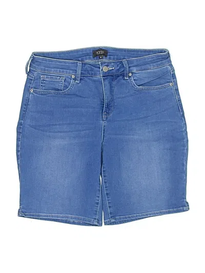 Pre-owned Nydj Denim Shorts In Blue