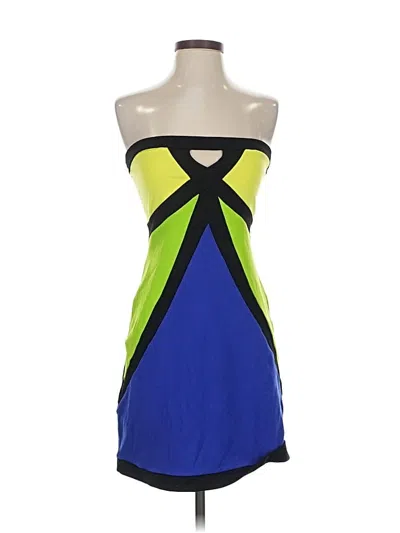 Pre-owned Susana Monaco Cocktail Dress In Blue