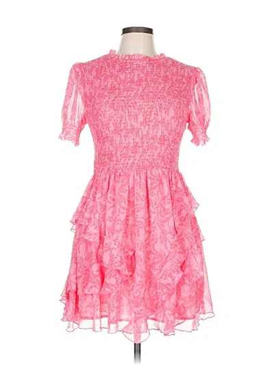 Pre-owned Olivaceous Cocktail Dress In Pink