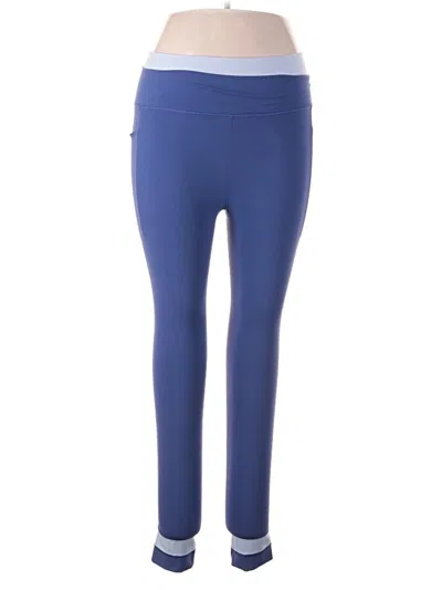 Pre-owned Athleta Active Pants In Blue