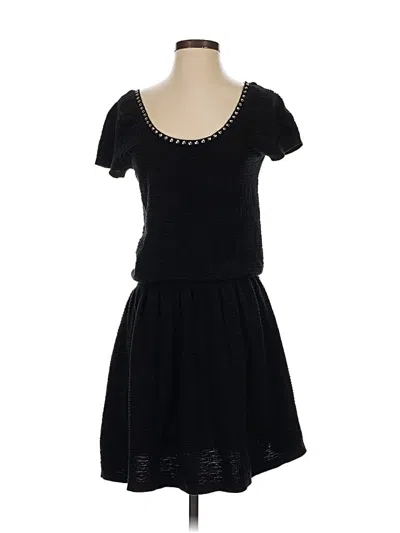 Pre-owned Sandro Casual Dress In Black