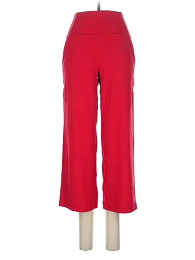 Pre-owned Lululemon Athletica Casual Pants In Red