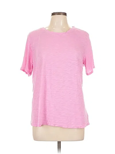 Pre-owned Splendid Short Sleeve T-shirt In Pink
